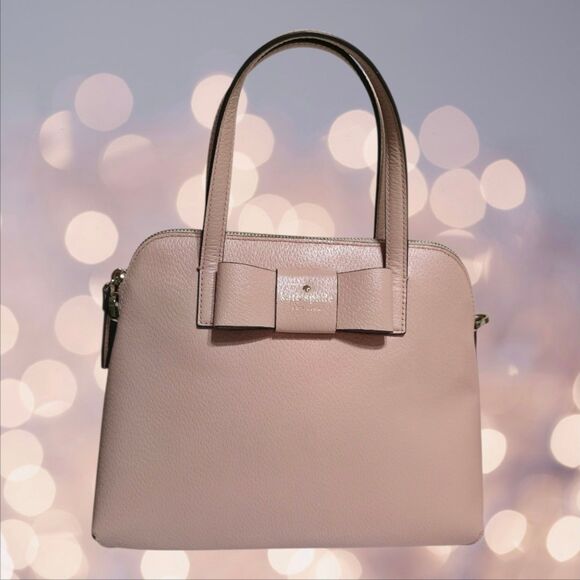 Kate Spade New York Maise Matthews Street Satchel / Crossbody Handbag Pink - Picture 1 of 9